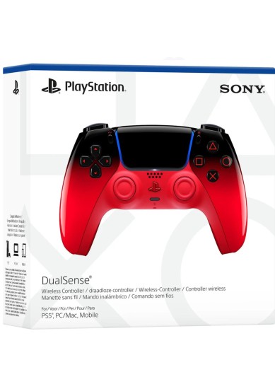 PS5 SONY DUALSENSE WIRELESS CONTROLLER - TECHNO RED