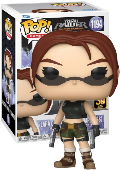 Funko Pop! Games: #1194 Lara Croft Tomb Raider The Angel of Darkness - Lara Croft (Angel of Darkness) Vinyl Figure