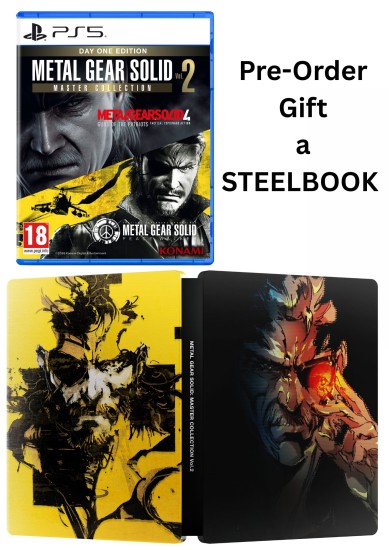 METAL GEAR SOLID MASTER COLLECTION VOL 2 D1 EDITION + STEELBOOK (PS5)