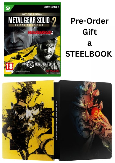 METAL GEAR SOLID MASTER COLLECTION VOL 2 D1 EDITION + STEELBOOK (XBOX SERIES)