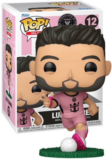 Funko Pop! #12 MLS - Football : Inter Miami - Luis Suarez (Pink)  Vinyl Figure