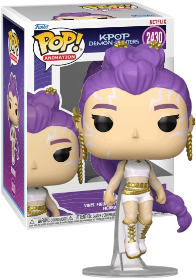 Funko Pop! #2430 Animation: K-Pop Demon Hunters - Rumi (Glows in The Dark*)  Vinyl Figure