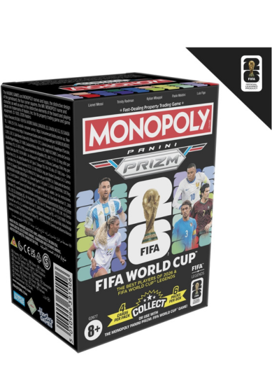HASBRO MONOPOLY PANINI PRIZM: FIFA WORLD CUP BOOSTER PACK (ENGLISH LANGUAGE)