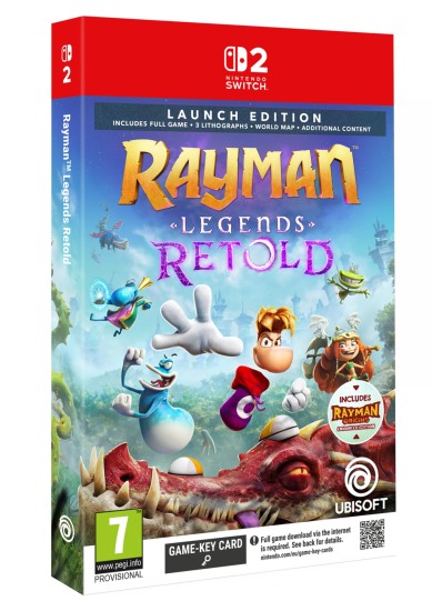 RAYMAN LEGENDS RETOLD LAUNCH EDITION (GAME KEY CARD) (SWITCH 2)
