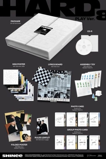 SHINee Album Vol. 8 – HARD (Play Ver.) - Image 2