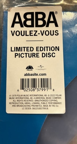 ABBA – Voulez-Vous (Vinyl, LP, Album, Limited Edition, Picture Disc, Reissue) - Image 3