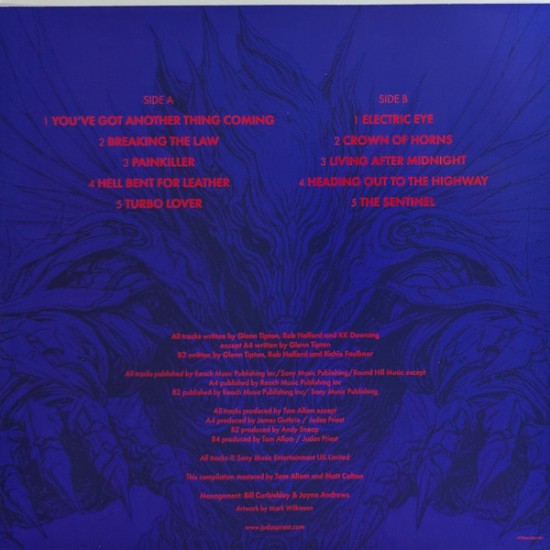 Judas Priest – The Best Of Judas Priest (Vinyl, LP, Compilation, Stereo) - Image 3