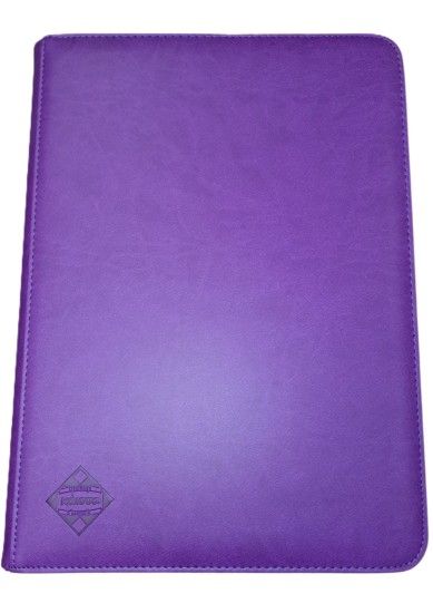 KAISSA 9-PKT PREMIUM ZIPPERED BINDER (PURPLE)