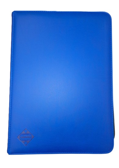 KAISSA 9-PKT PREMIUM ZIPPERED BINDER (DARK BLUE)