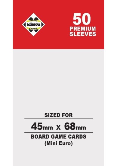KAISSA PREMIUM SLEEVES 45X68MM (MINI EURO)
