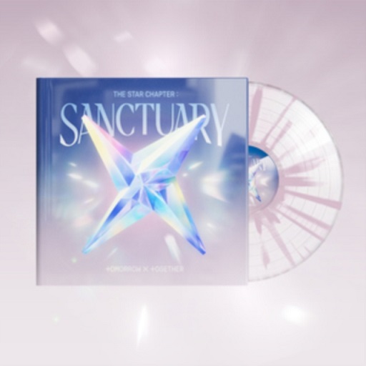 Tomorrow X Together (TXT) – The Star Chapter : Sanctuary (HEADLINER Ver.)(Vinyl, 12", 33 ⅓ RPM, Single Sided, EP, Stereo, Clear With Pink Splatter)